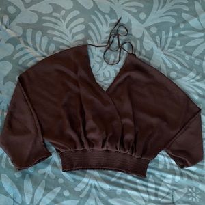 BNWOT Express batwing crop top! Super flattering!